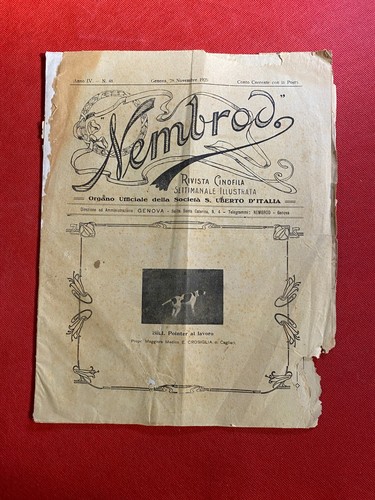 Nembrod 1925 rivista - rivista, n