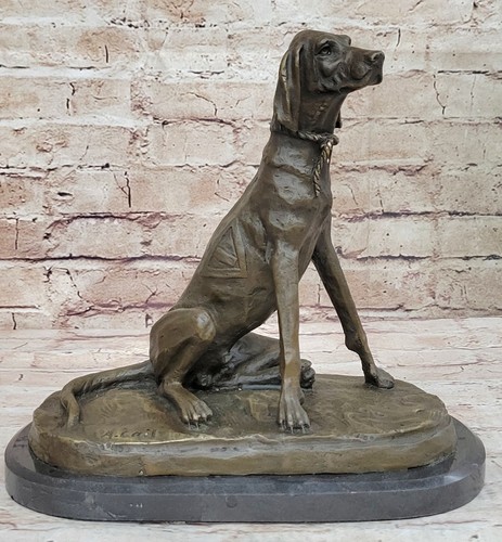 Vintage bronzo caccia cane - bronzo,