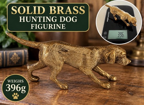 Vintage solid brass - solid, hunting