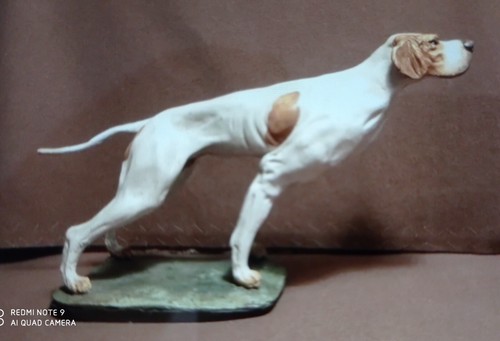 Scultura pointer ferma - scultura,